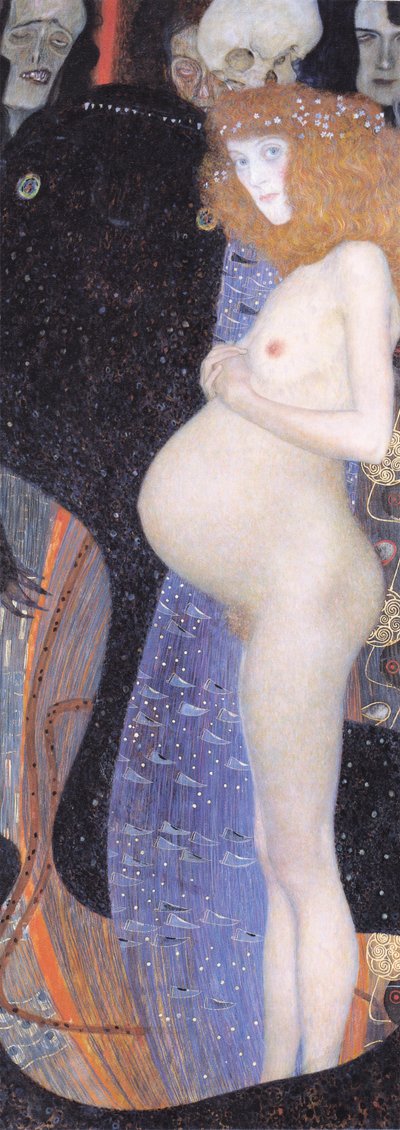 Hoffnung I von Gustav Klimt